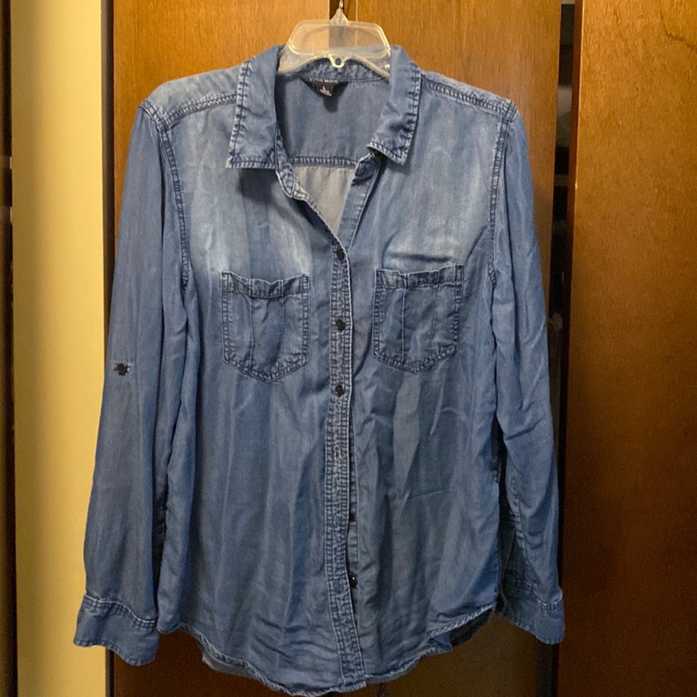 Blue Jean button up shirt